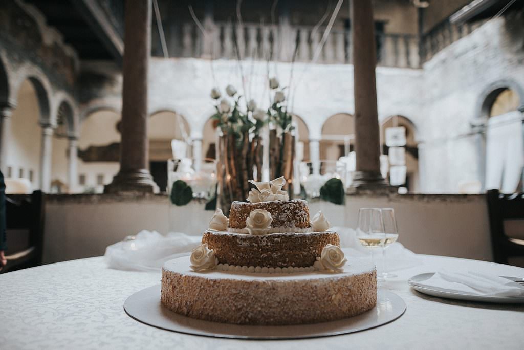 Wedding in trento cake
